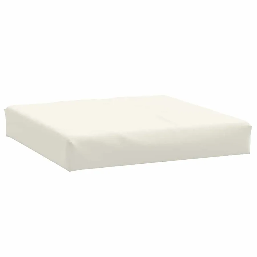 Coussins de palette lot de 3 crème mélangé tissu - 5
