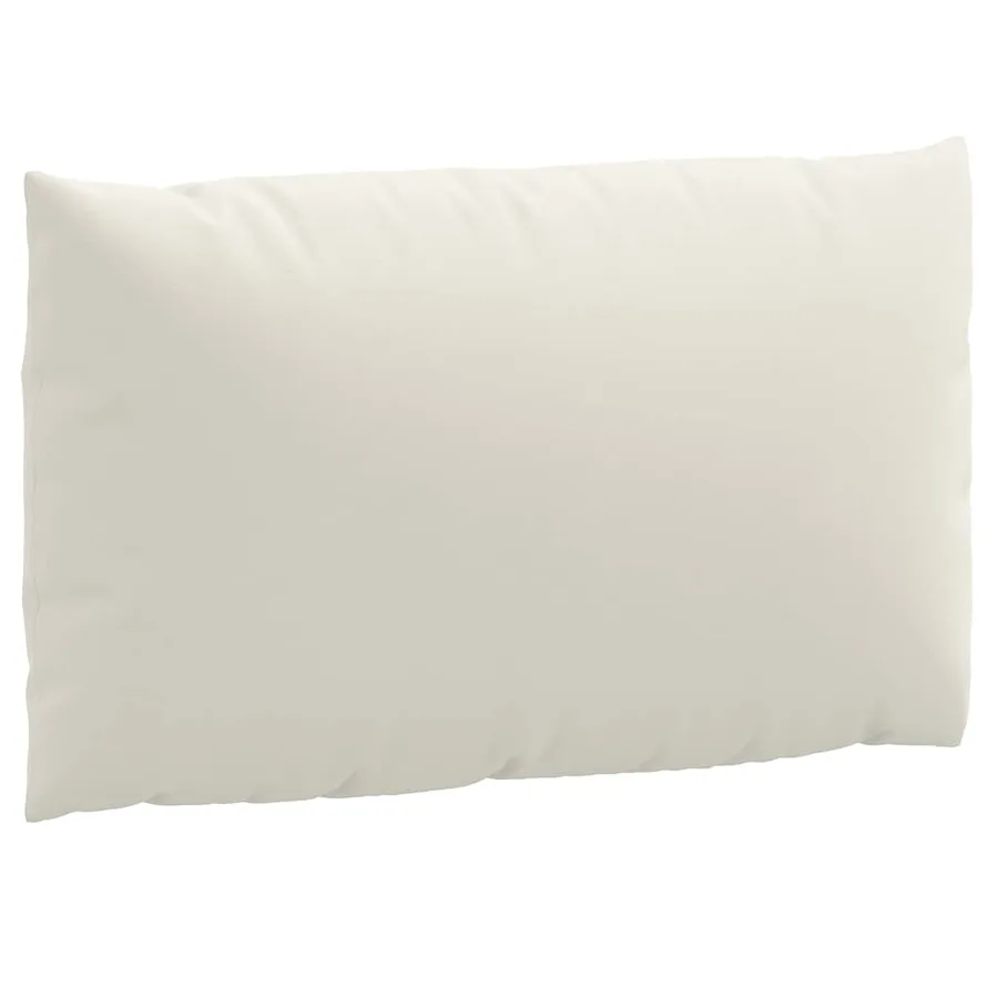 Coussins de palette lot de 3 crème mélangé tissu - 6