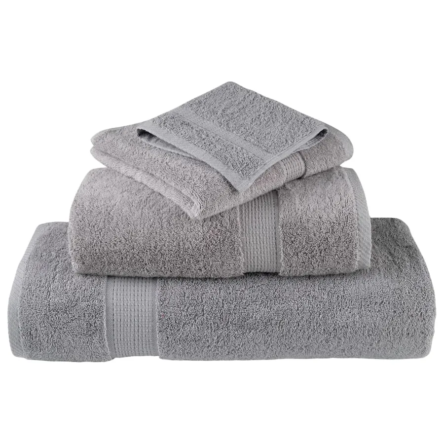 Serviettes d'invité de qualité supérieure SOLUND 2 pcs gris - 4