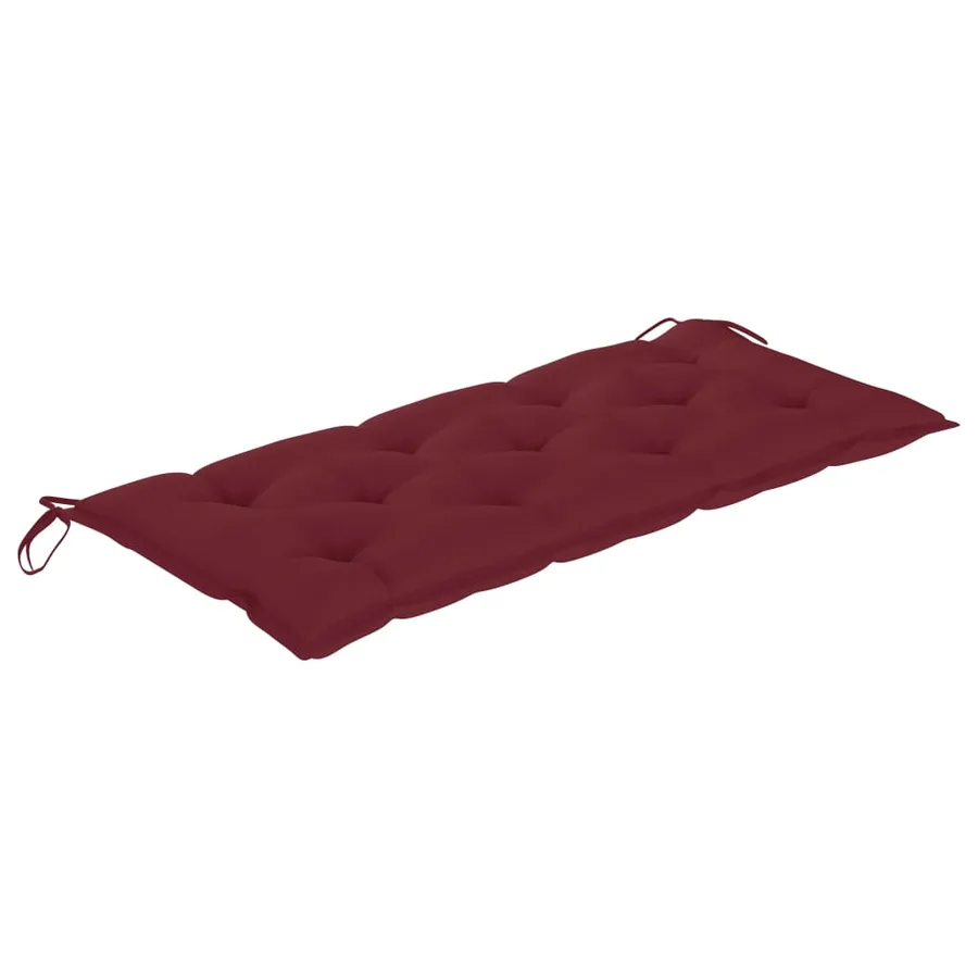 Banc de jardin avec coussin 120 cm Bambou - 6