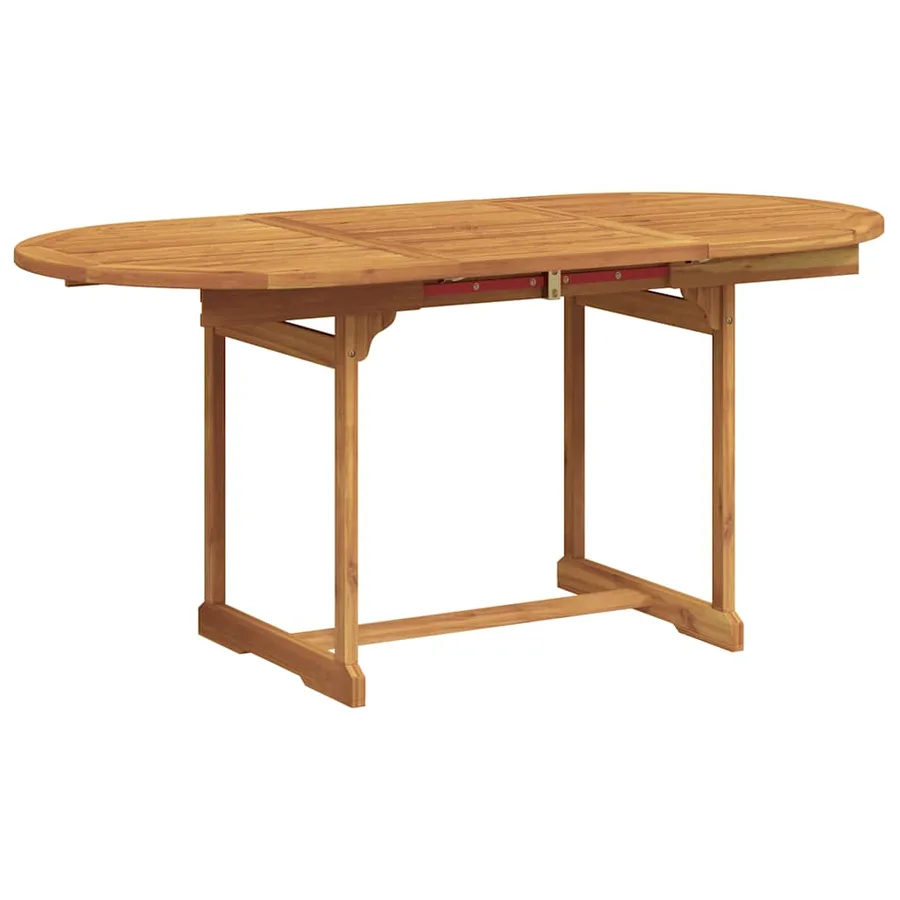 Ensemble à manger de jardin 5pcs bois d'acacia solide textilène - 3