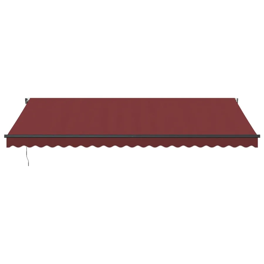 Auvent rétractable automatique bordeaux 500x350 cm - 3