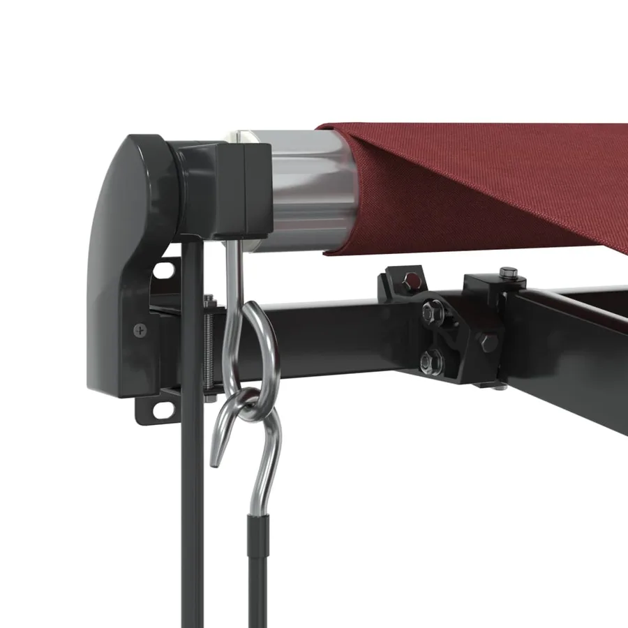 Auvent rétractable automatique bordeaux 500x350 cm - 6