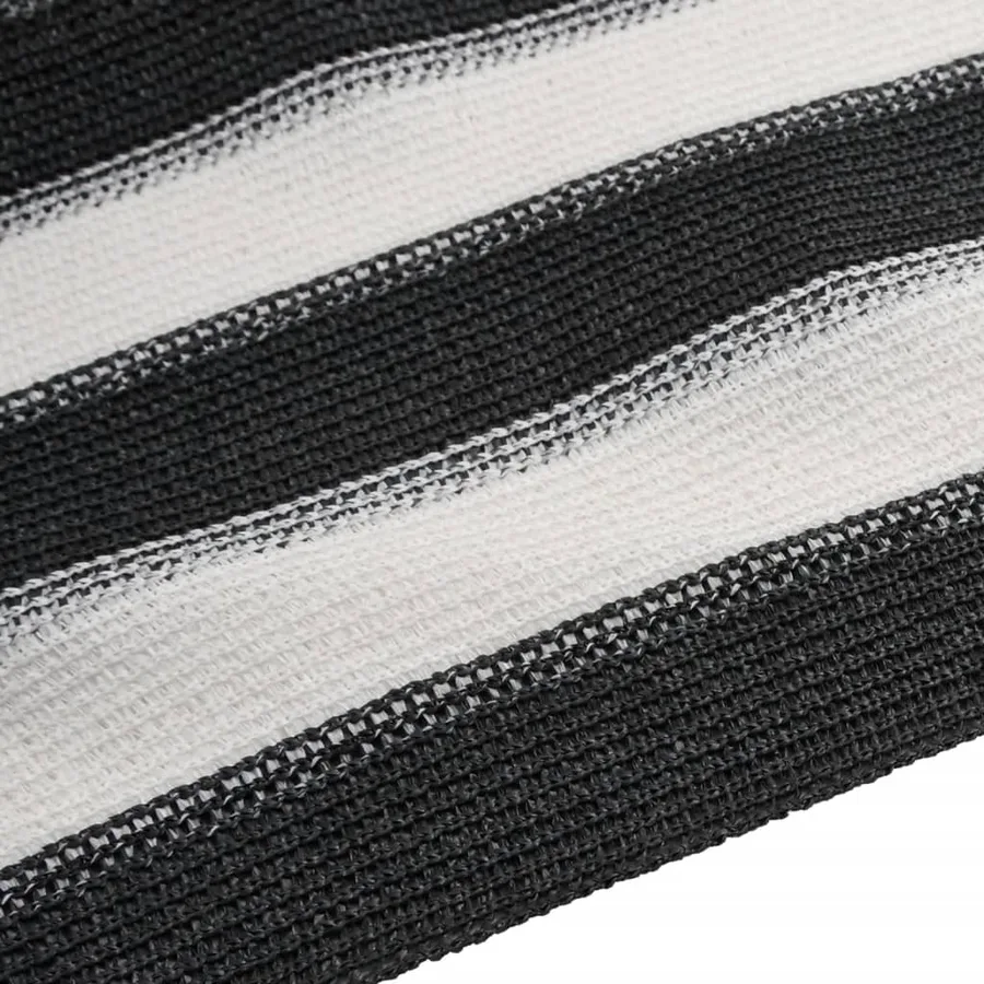 Filet brise-vue anthracite et blanc 2x10 m PEHD 75 g/m² - 5