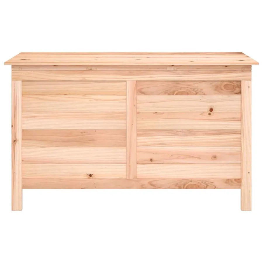 Boîte à coussins d'extérieur 99x50x56,5 cm bois de sapin massif - 4