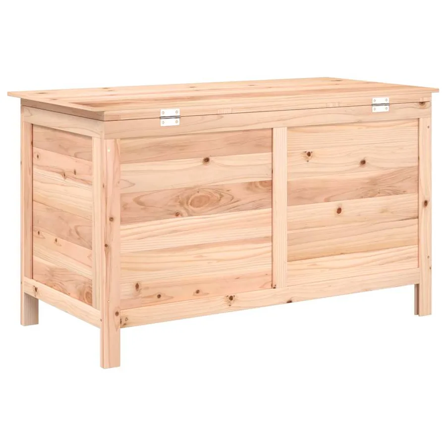 Boîte à coussins d'extérieur 99x50x56,5 cm bois de sapin massif - 6