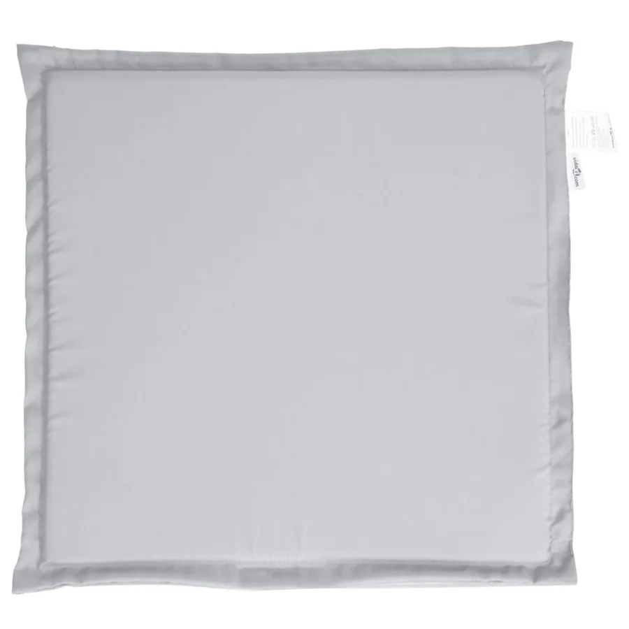 Coussins de siège de jardin lot de 2 gris clair 45x45x2cm carré - 6