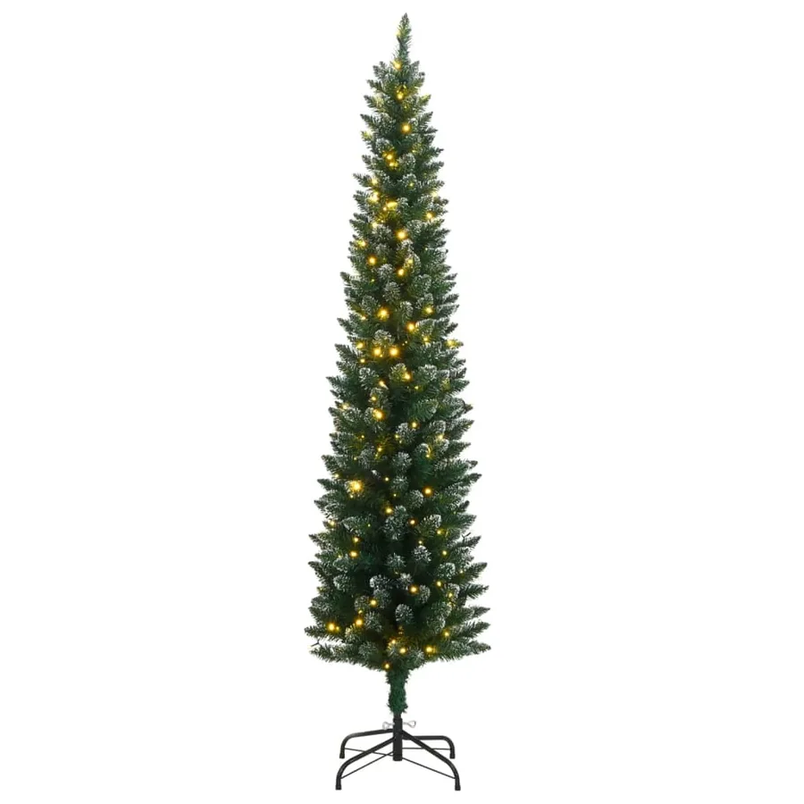 Sapin de Noël artificiel mince 300 LED 240 cm - 2