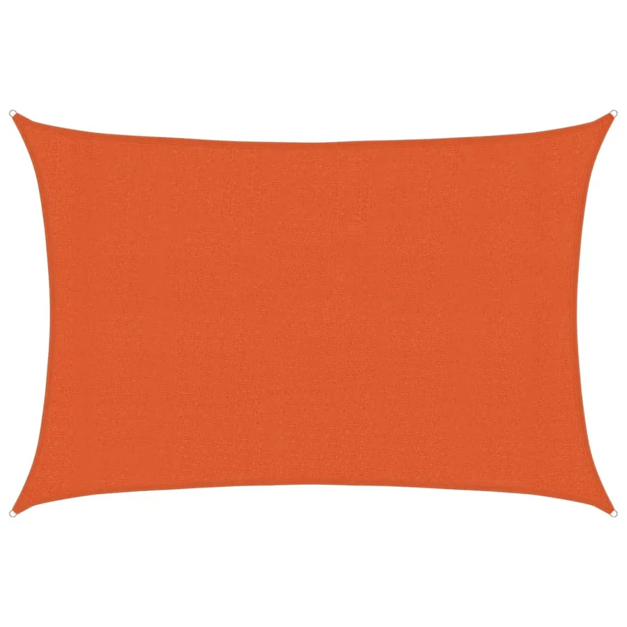 Voile d'ombrage 160 g/m² Orange 3x4 m PEHD - 2