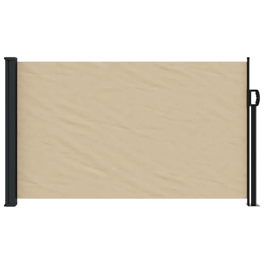 Auvent latéral rétractable beige 120x600 cm - 3