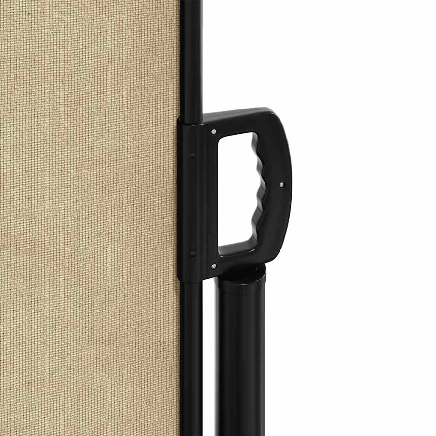 Auvent latéral rétractable beige 120x600 cm - 8