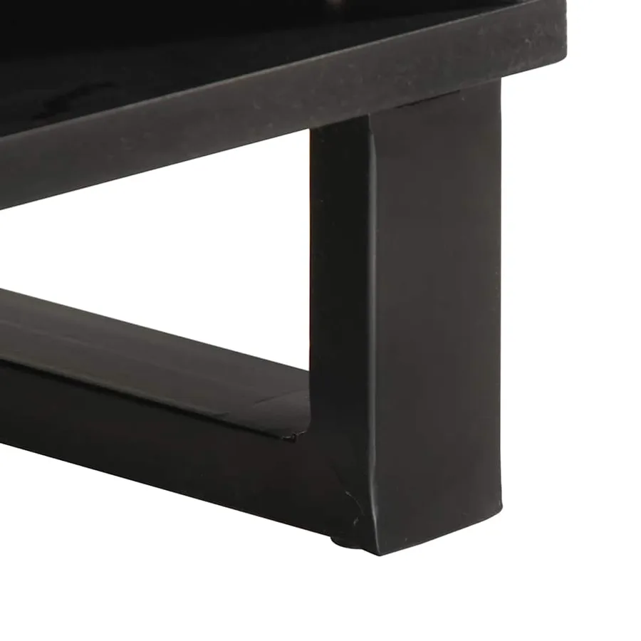 Table basse 80x51x40 cm bois massif d'acacia - 8