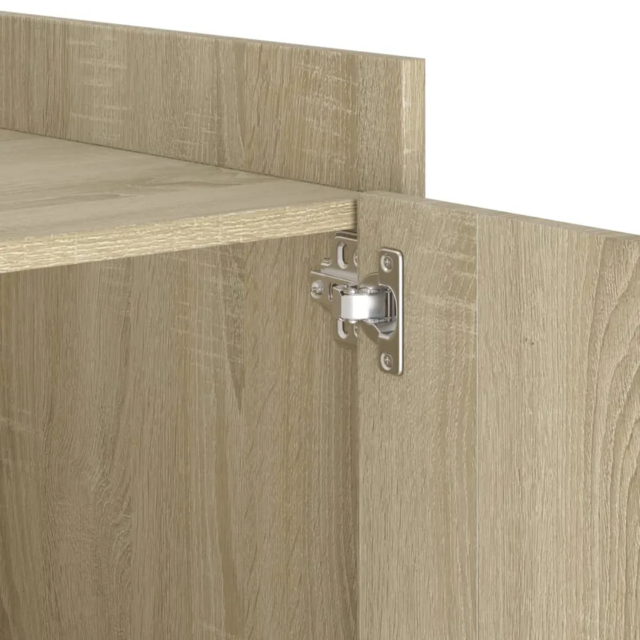 Table de chevet chêne sonoma 45x50x50 cm bois d’ingénierie - 9