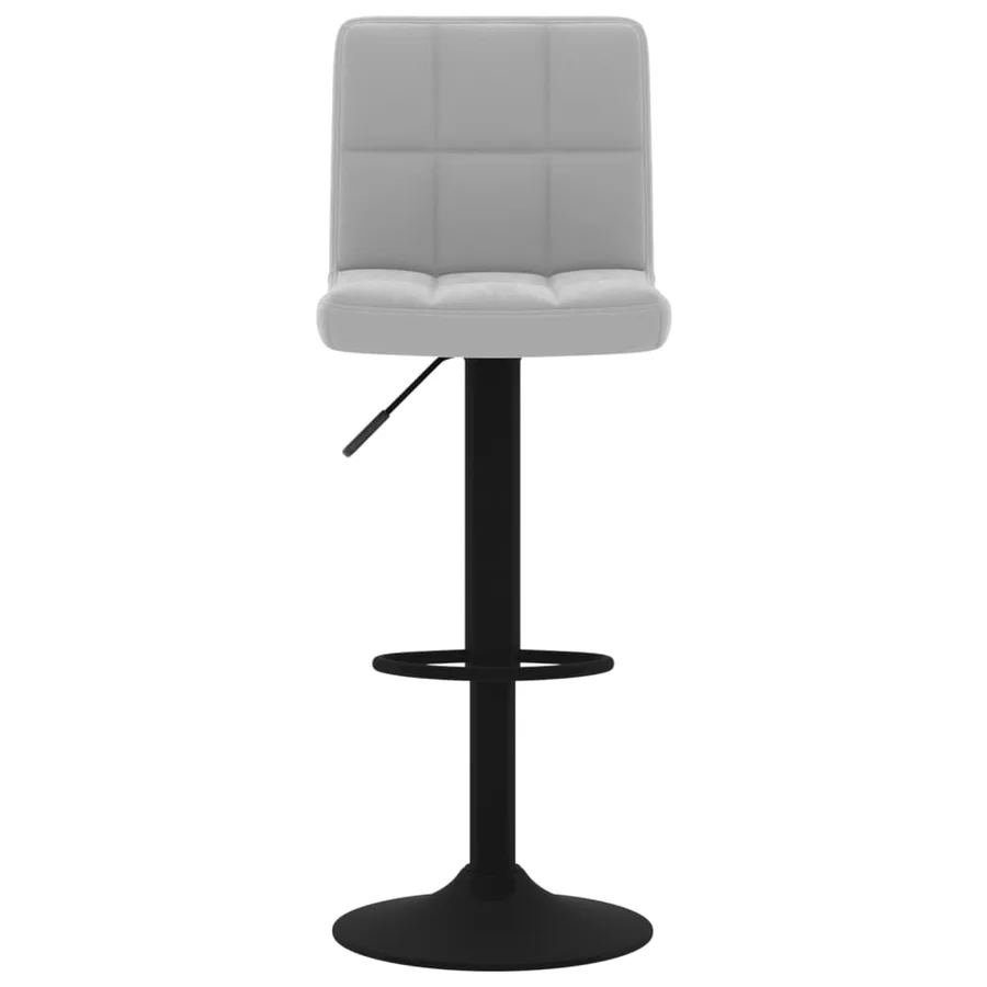 Tabouret de bar Gris clair Velours - 3