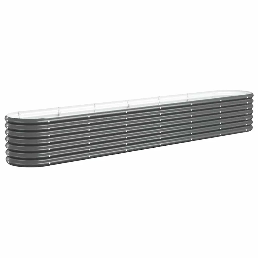 Lit surélevé de jardin Acier galvanisé Anthracite - 2