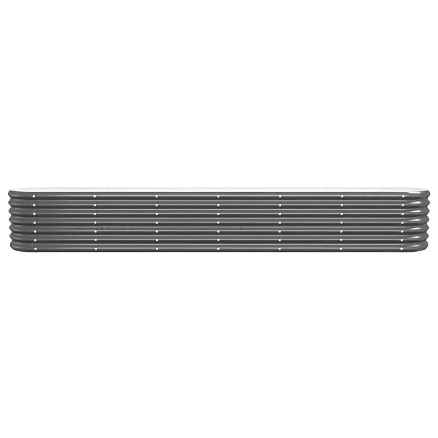 Lit surélevé de jardin Acier galvanisé Anthracite - 3
