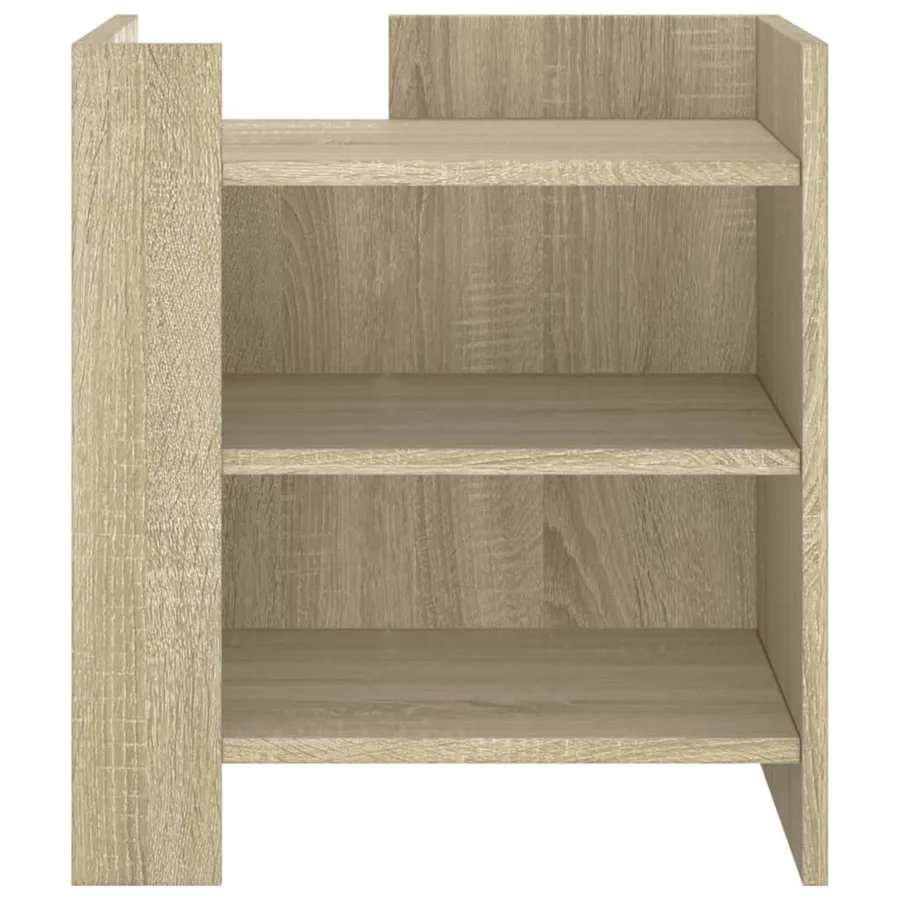 Table de chevet chêne sonoma 45x50x50 cm bois d’ingénierie - 4