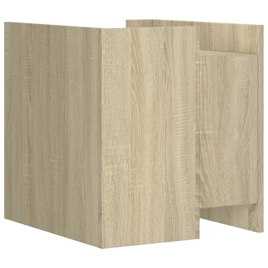 Table de chevet chêne sonoma 45x50x50 cm bois d’ingénierie - 6