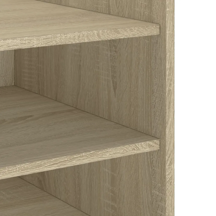 Table de chevet chêne sonoma 45x50x50 cm bois d’ingénierie - 8