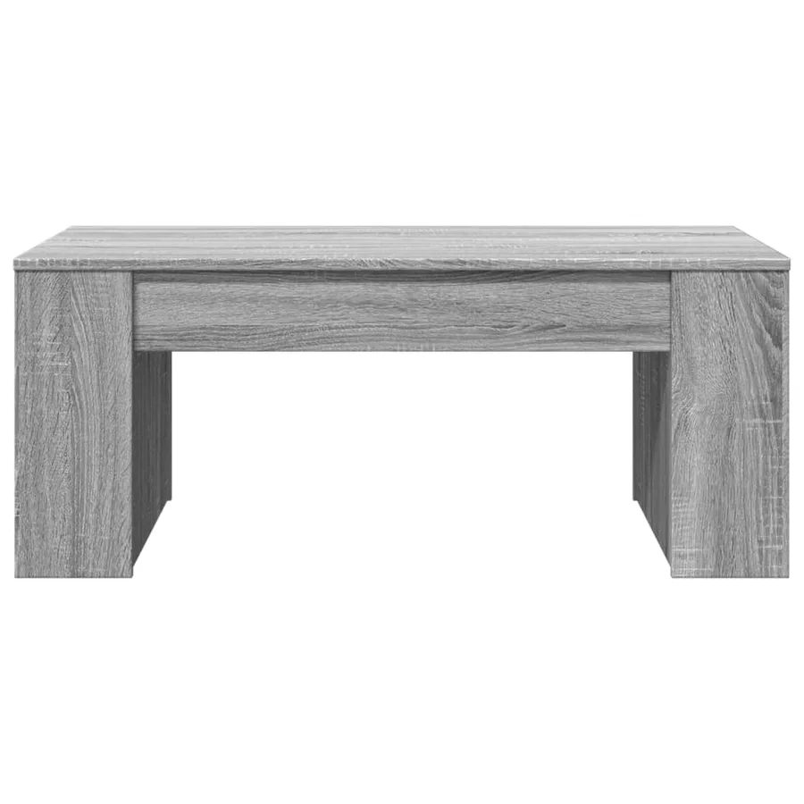 Table basse sonoma gris 102x55x42 cm bois d'ingénierie - 4