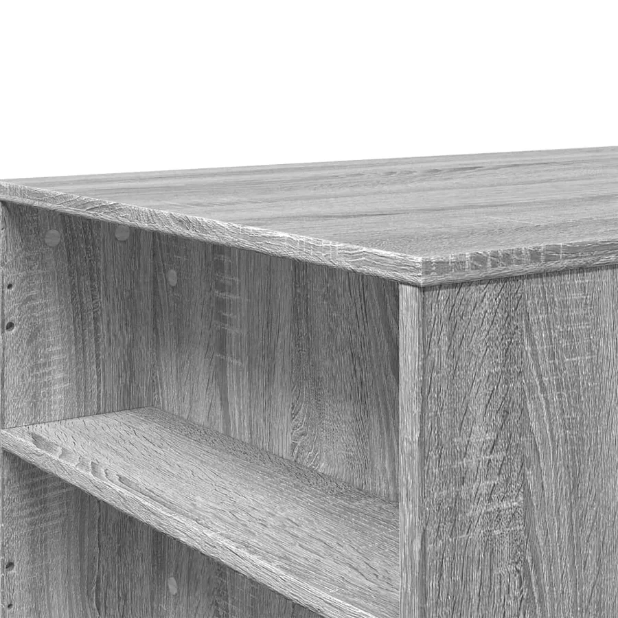 Table basse sonoma gris 102x55x42 cm bois d'ingénierie - 7