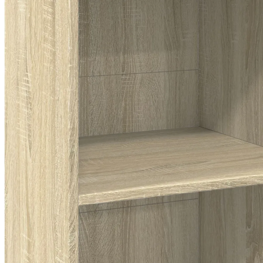 Buffet haut chêne sonoma 50x41x124 cm bois d'ingénierie - 7