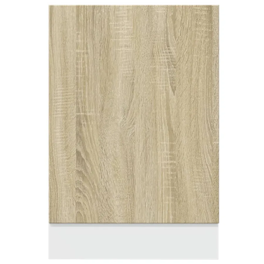 Panneau de lave-vaisselle Chêne Sonoma 45 x 3 x 67 cm Bois d'ingénierie - 4