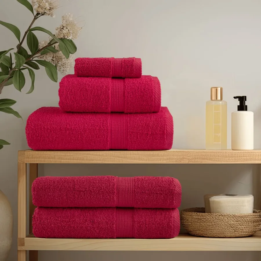 Serviettes de sauna de qualité supérieure SOLUND 2 pcs rouge - 3