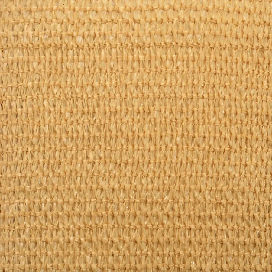 Voile d'ombrage 160g/m² rectangulaire sable 3,5x4,5 m PEHD - 9