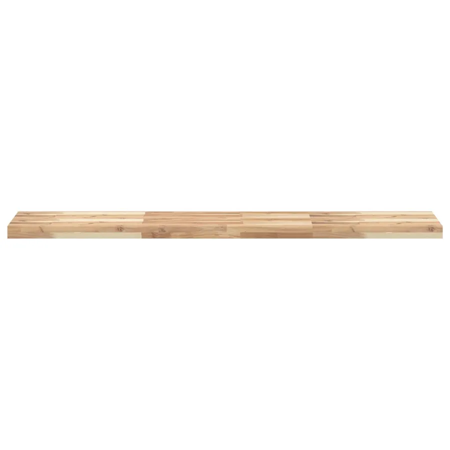 Étagères flottantes 2 pcs 120x30x4 cm acacia massif non traité - 4