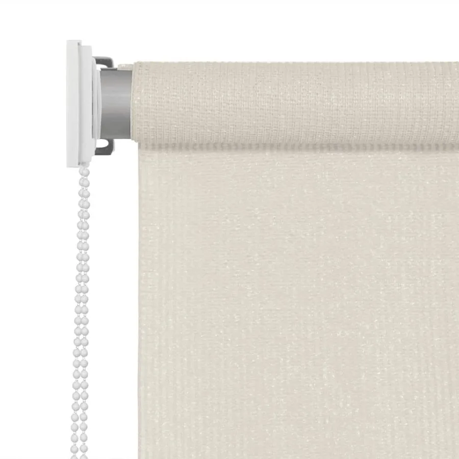 Store roulant d'extérieur 405 (l) x 140 (H) cm crème - 3