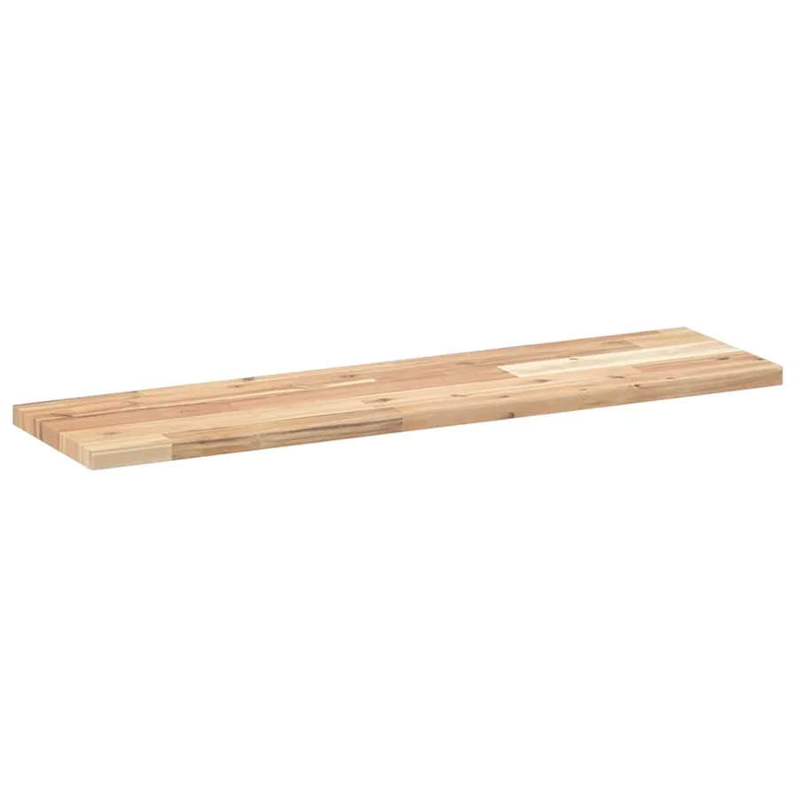 Étagères flottantes 3 pcs 80x20x2 cm acacia massif non traité - 3
