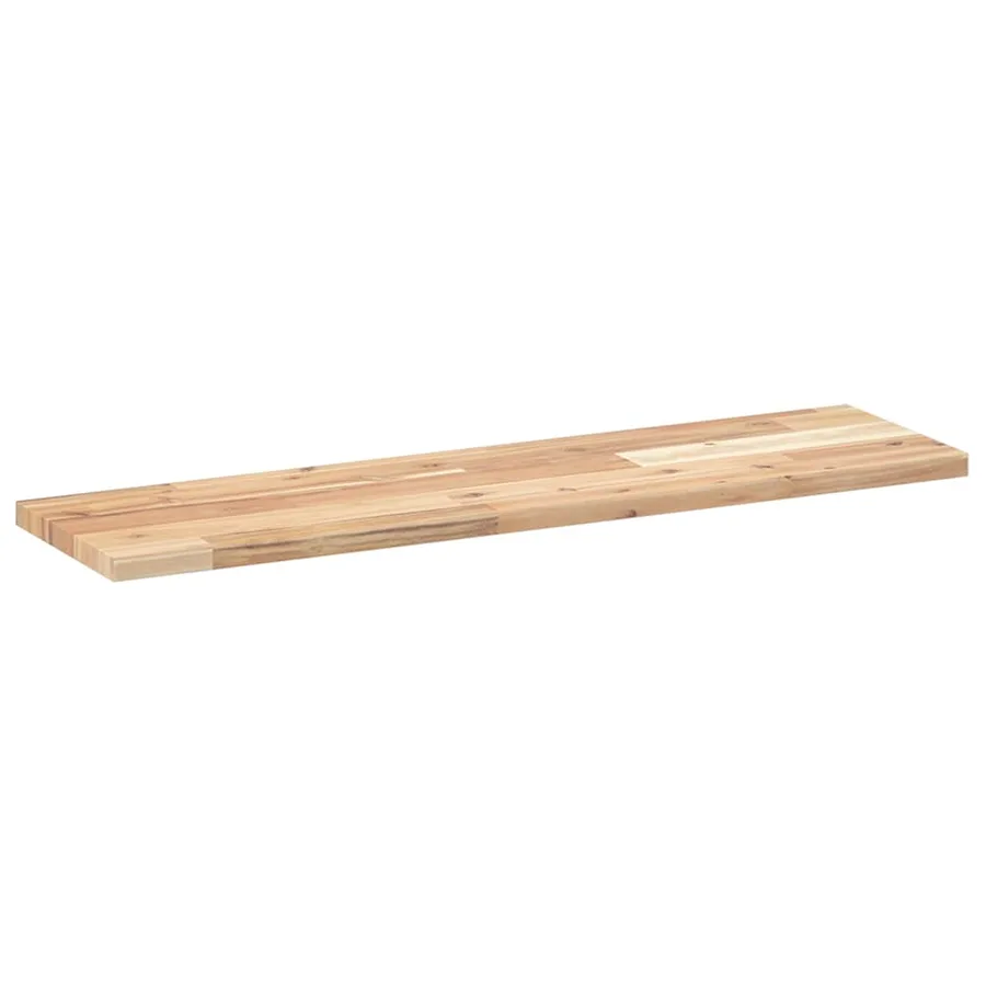 Étagères flottantes 3 pcs 80x20x2 cm acacia massif non traité - 6