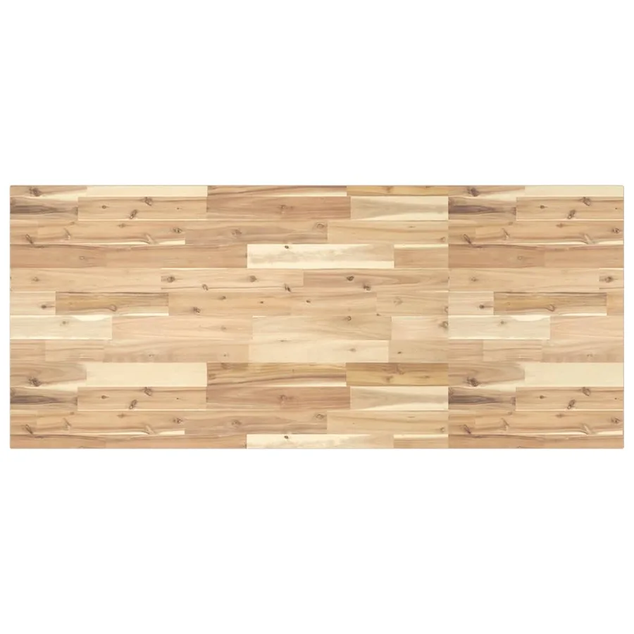 Étagère de vasque murale acier et bois massif d'acacia - 8