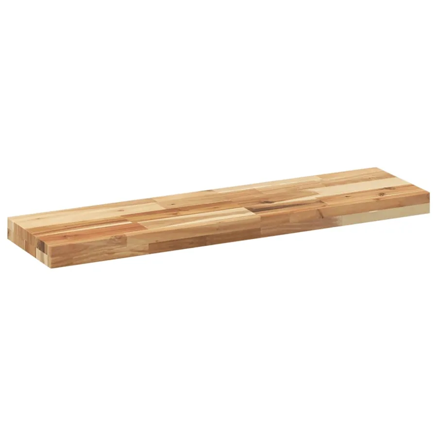 Étagères flottantes 2 pcs 80x20x4 cm acacia massif à l'huile - 3