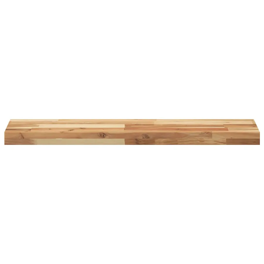 Étagères flottantes 2 pcs 80x20x4 cm acacia massif à l'huile - 4