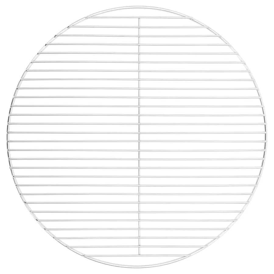 Grille de barbecue ronde Ø54 cm acier inoxydable 304
