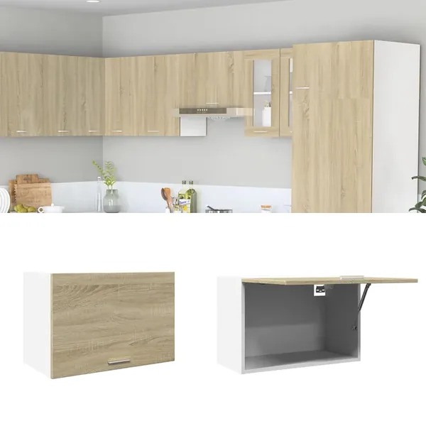 Armoire suspendue "Lyon" Chêne Sonoma 60 x 31 x 40 cm Bois d'ingénierie