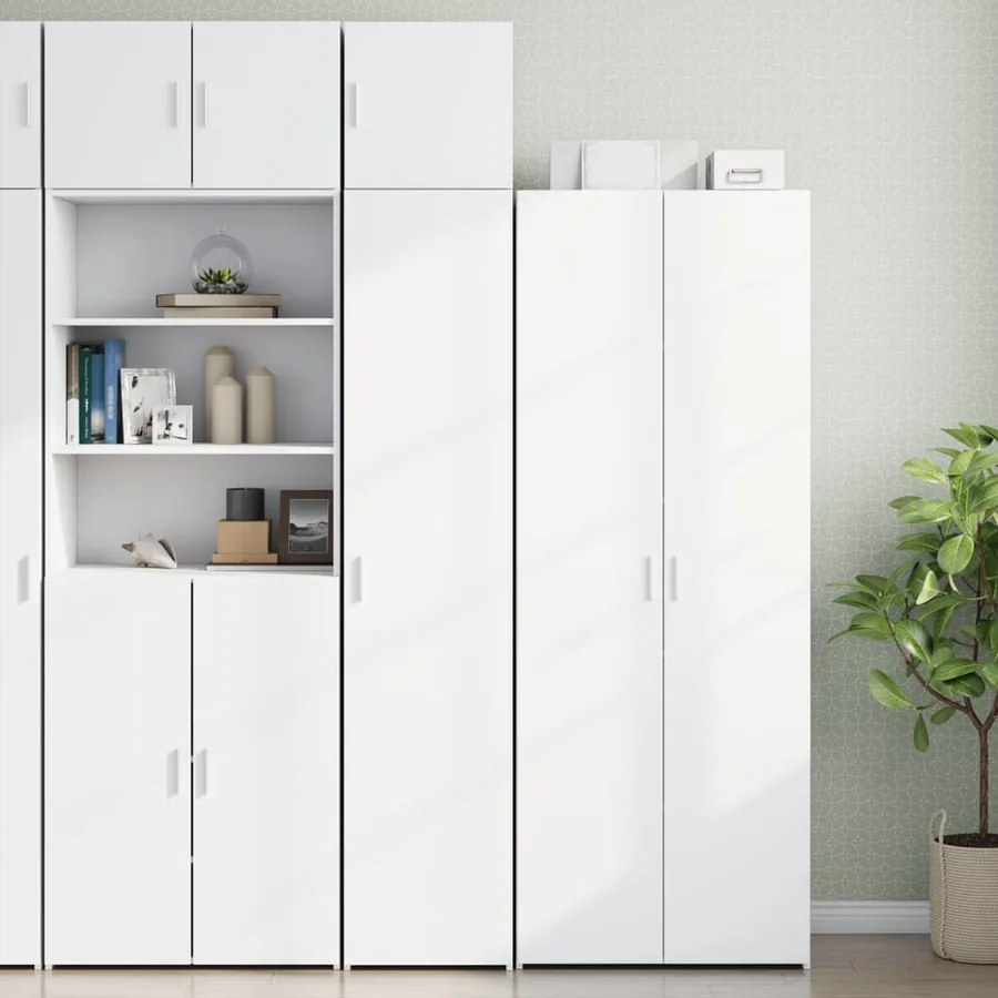 Armoire murale blanc 40x42,5x40 cm bois d'ingénierie - 3