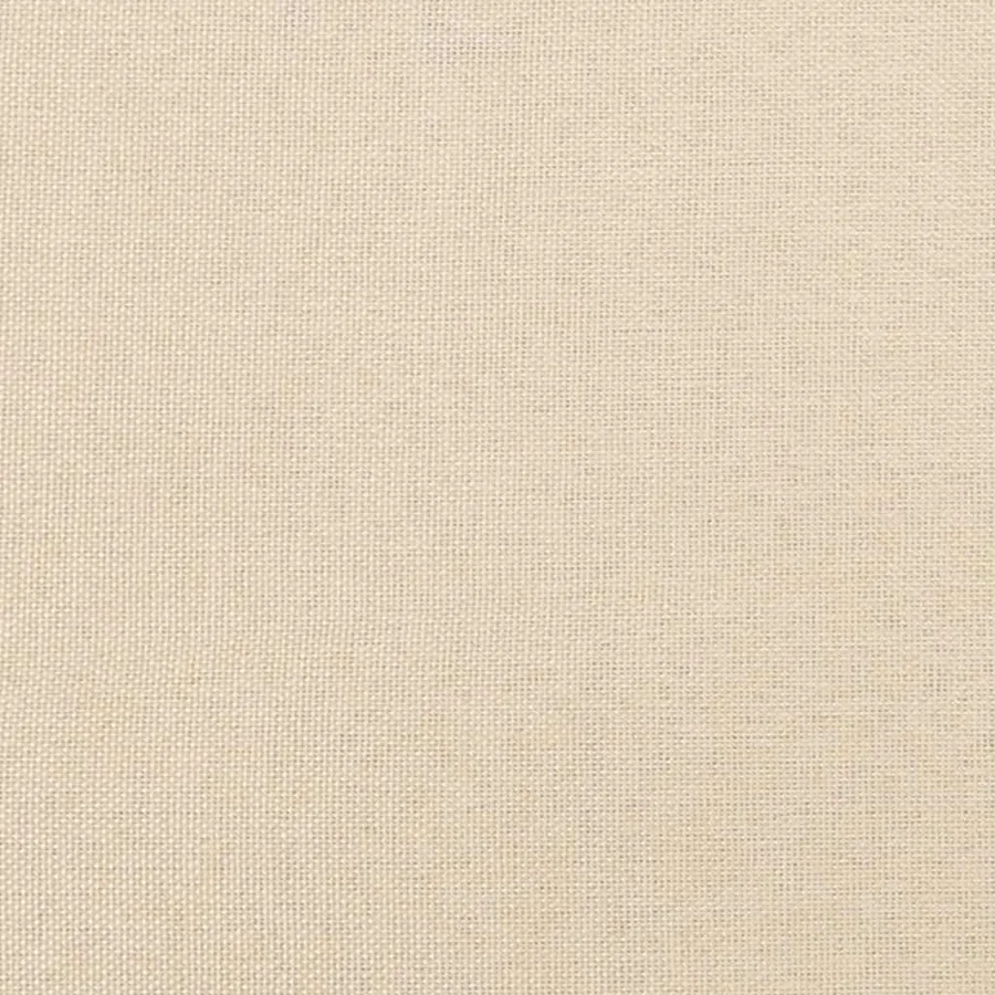 Sommier à lattes de lit avec matelas crème 120x190 cm tissu - 9