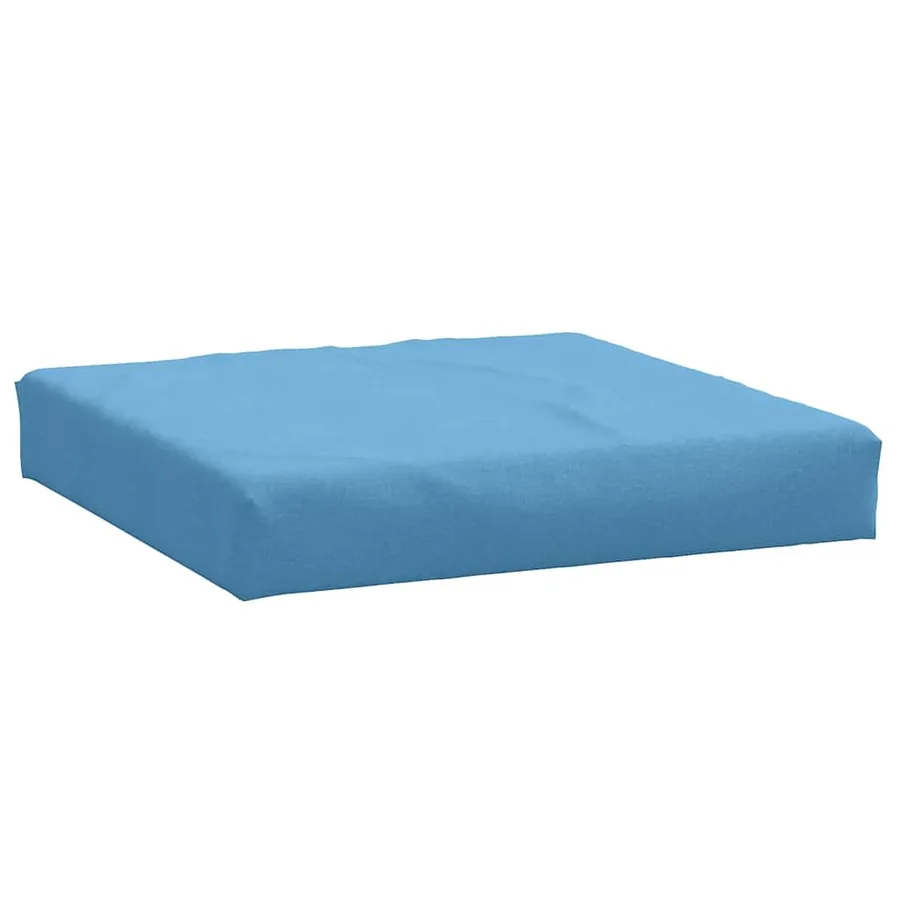 Coussins de palette lot de 3 bleu mélangé tissu - 5