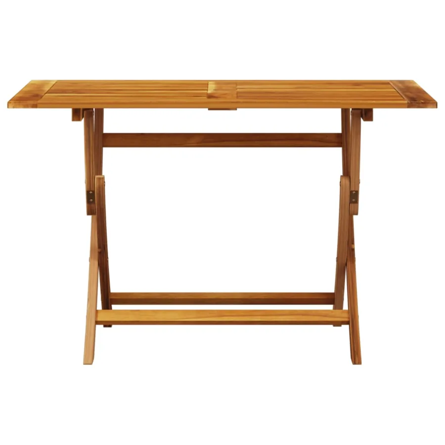 Ensemble à manger de jardin 5 pcs résine tressée et bois massif - 6