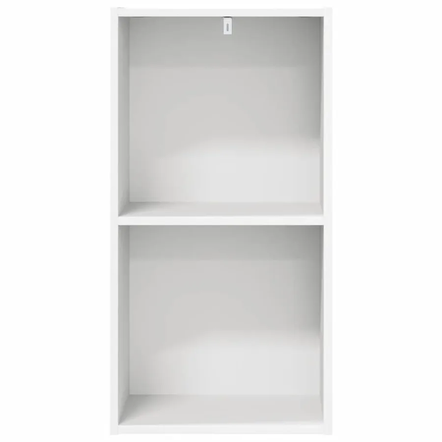 Bibliothèque blanc 40x30x76,5 cm bois d'ingénierie - 4
