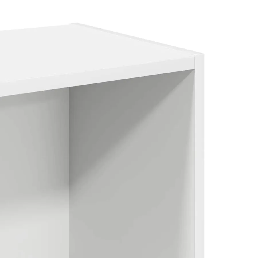Bibliothèque blanc 40x30x76,5 cm bois d'ingénierie - 7