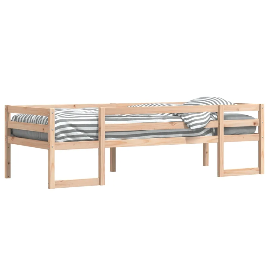 Cadre de lit pour enfants sans matelas 80x200 cm pin massif - 4