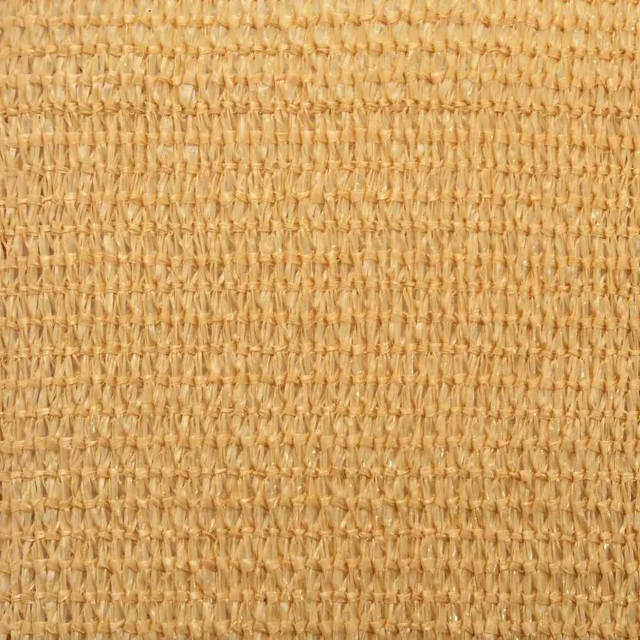 Voile d'ombrage 160 g/m² carré sable 2,5x2,5 m PEHD - 9