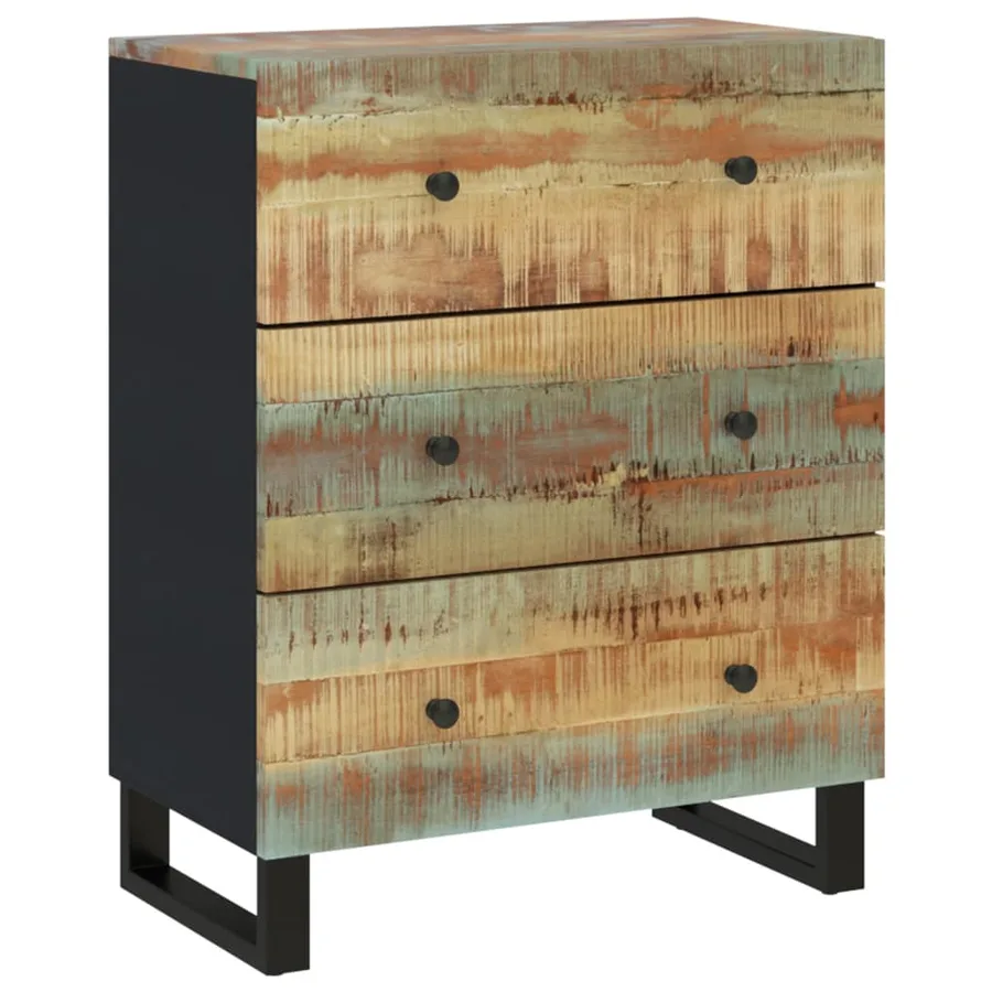Buffet 60x33x75 cm Bois massif de récupération - 10