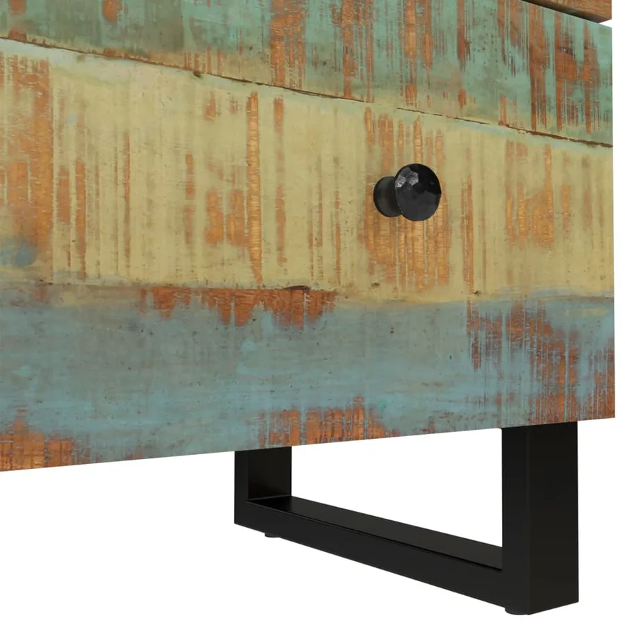 Buffet 60x33x75 cm Bois massif de récupération - 6