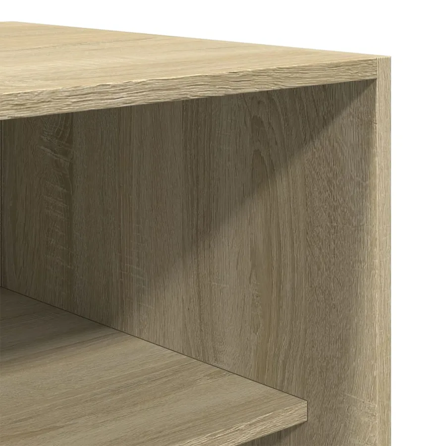 Garde-robe chêne sonoma 80x50x200 cm bois d'ingénierie - 7