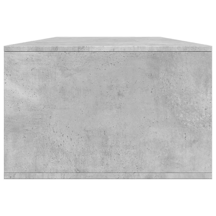 Table basse gris béton 102x55x35 cm bois d'ingénierie - 5